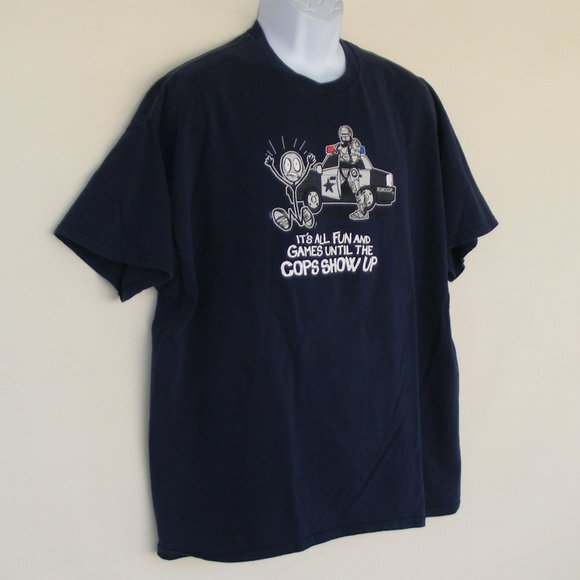 ROBOCOP Tshirt, 2XL, Blue Novelty, Mashup, SS - Picture 3 of 8